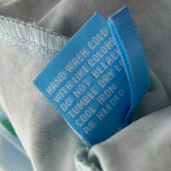 J. McLaughlin Blue Cheetah Print Karla Catalina Cloth V Neck Maxi Dress - Picture 9 of 9